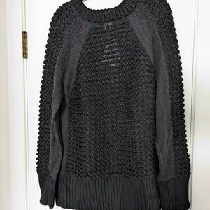 Helmut Lang Black Knit Sweater
